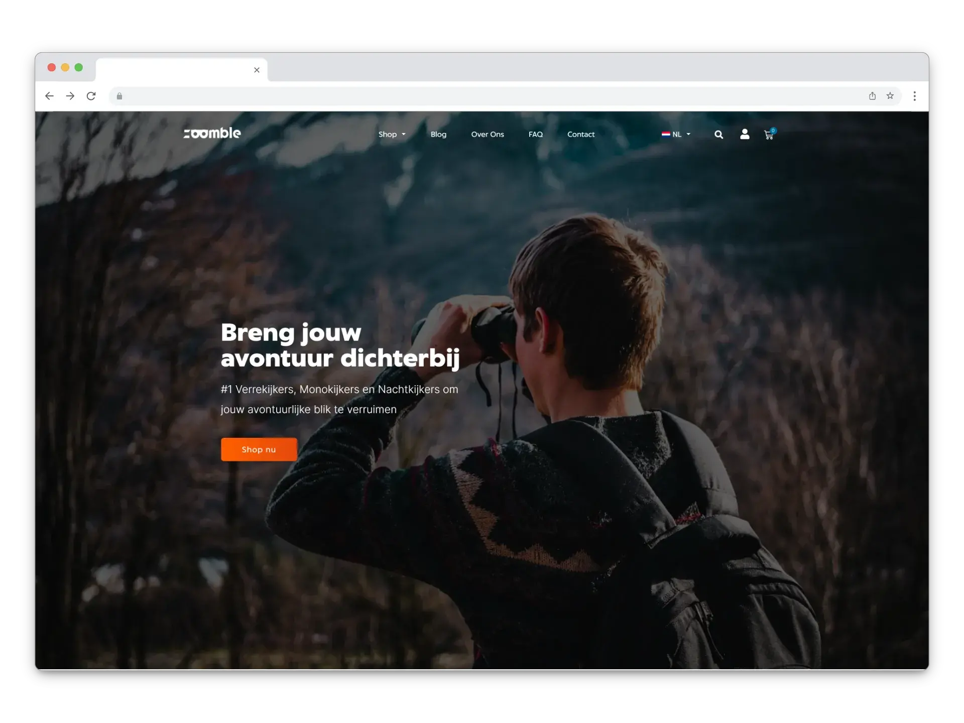 Zoomble Principal Proyecto de Zoomble desarrollado por Octonove: proyecto wordpress
