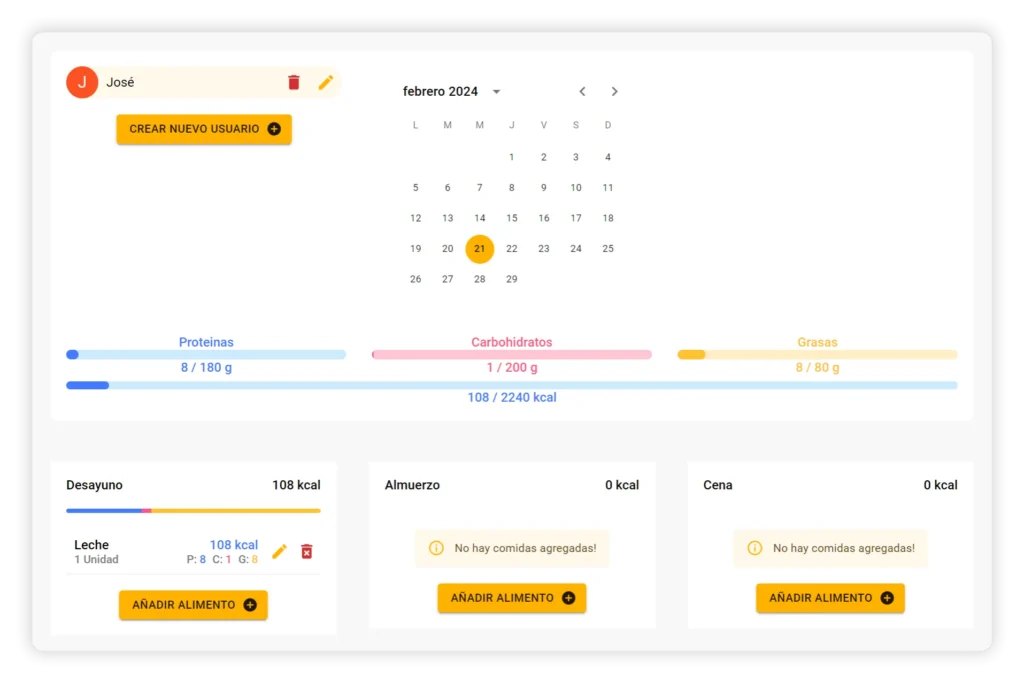herramienta calculadora de calorías fitness