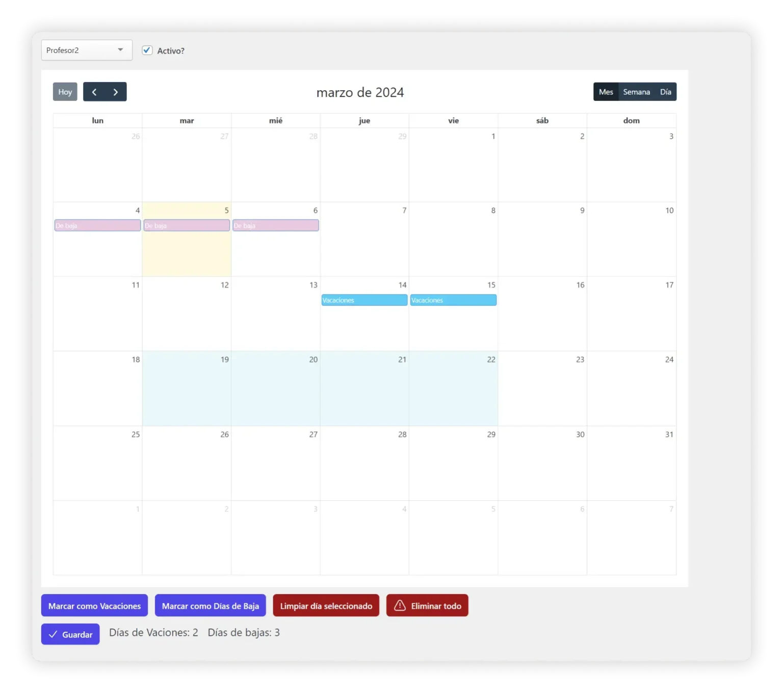 plugin calendario agenda destacada