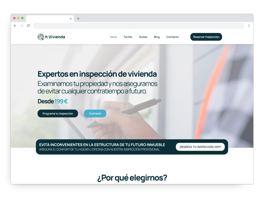 Diseño web en It Vivienda