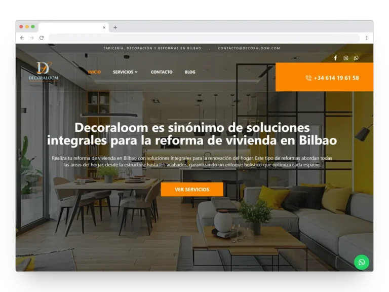 Diseño web Decoraloom