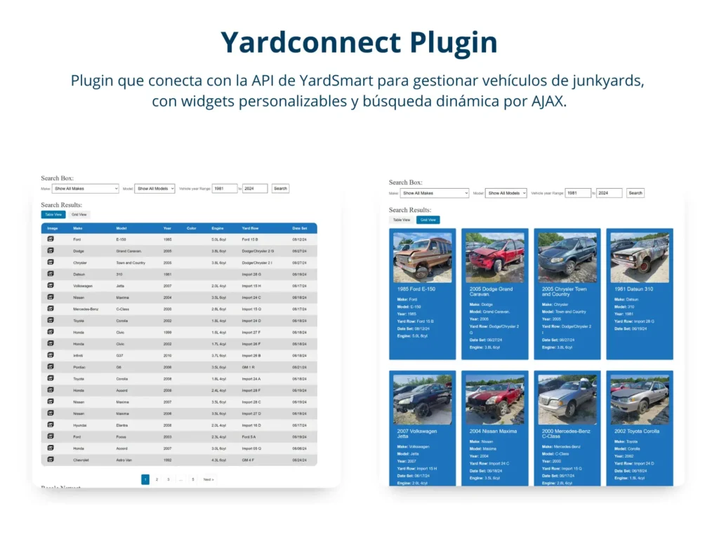 Yardconnect plugin destacada