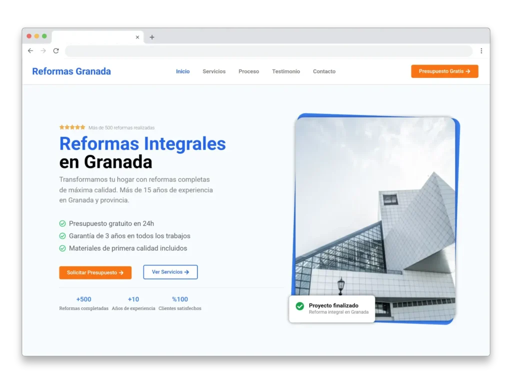 Reformas integrales Granada Portada