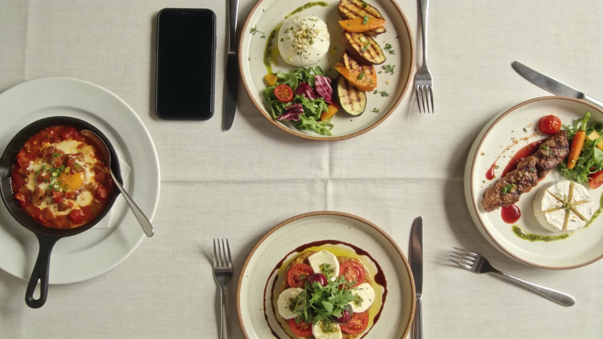 Carta de un restaurante consultada desde el móvil sin necesidad de descargar un PDF