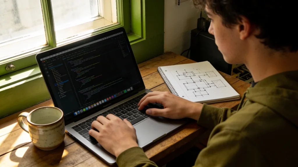 Programador desarrollando un plugin de WordPress a medida para un cliente