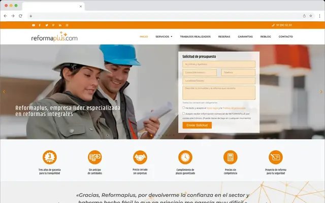octonove research servicios v2 img marquesina 15334 Captura de Reformaplus (seo y rediseño), proyecto de Octonove