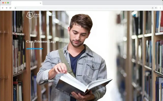 Captura de CEAR Prisiones (SEO), proyecto de Octonove