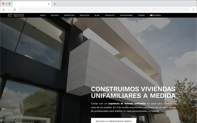 octonove research servicios v2 img marquesina 23216 Captura de Fran Cortes Arquitectos (web corporativa), proyecto de Octonove