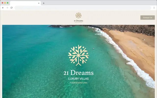 octonove research servicios v2 img marquesina 24241 Captura de 21 Dreams Fuerteventura (landing page), proyecto de Octonove