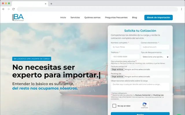 octonove research servicios v2 img marquesina 25346 Captura de BA Logistics (web corporativa), proyecto de Octonove
